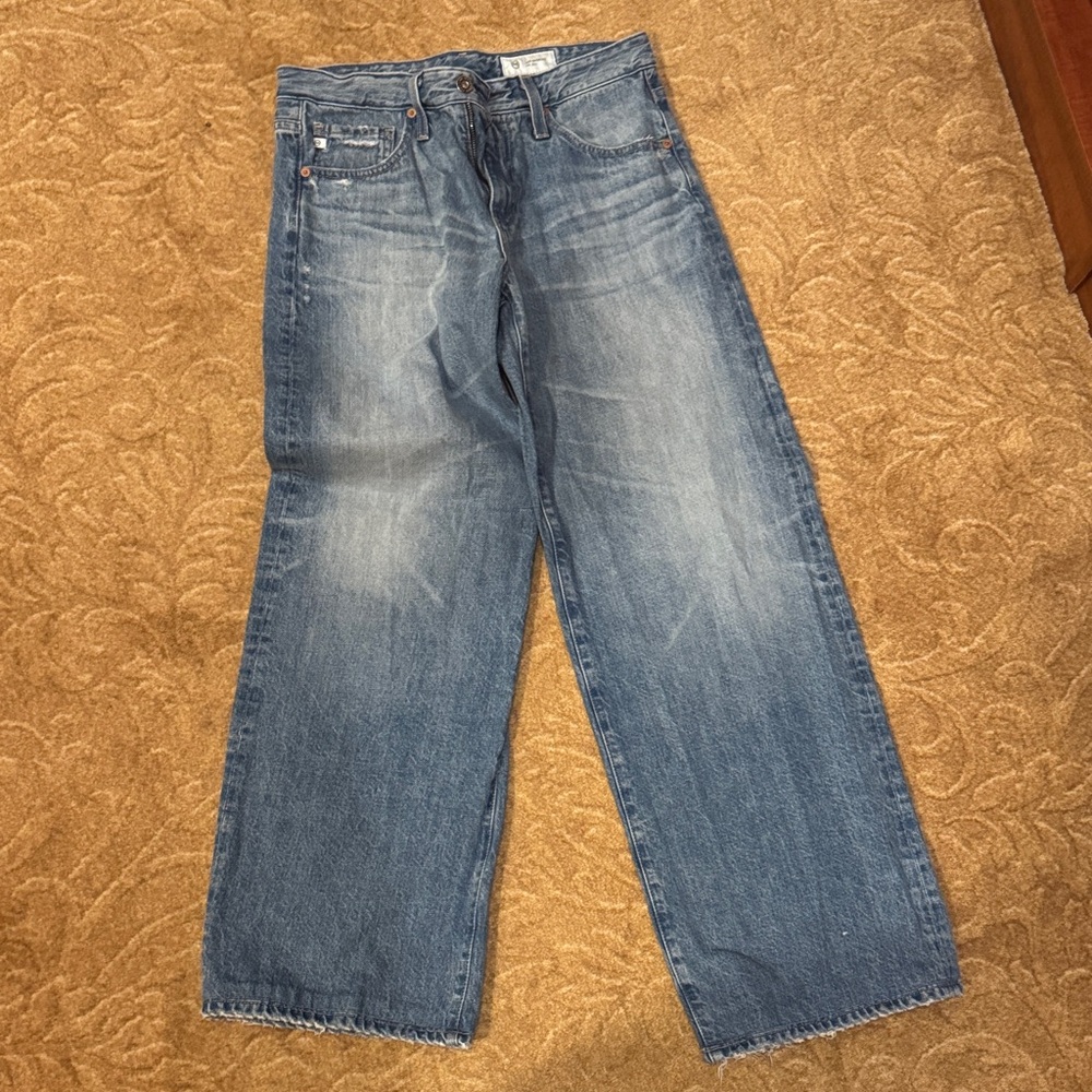 Ag Adriano Goldschmied Blue Boot Cut Jeans